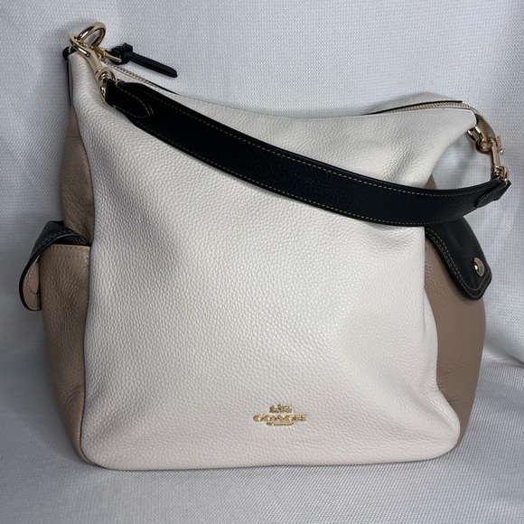 Coach Bags Coach Pennie Shoulder Bag In Color Block Pebble Leather Vguc Poshmark